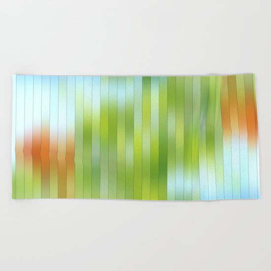 vntgflwr01 Beach Towel