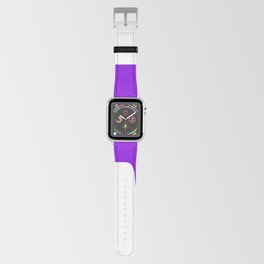 R (Violet & White Letter) Apple Watch Band