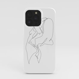 One line nude - e 5 iPhone Case