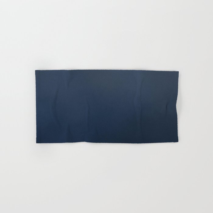 Elegant Abstract Deep Blue Ombre Fog Modern Hand & Bath Towel