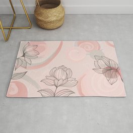 flowers Area & Throw Rug