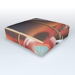 TAMEIMPALACURRENTS AND THE SLOW RUSH Outdoor Floor Cushion