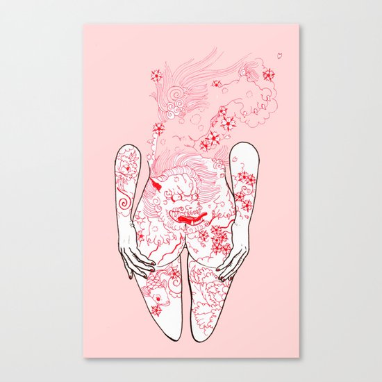 Fu Dog Canvas Print