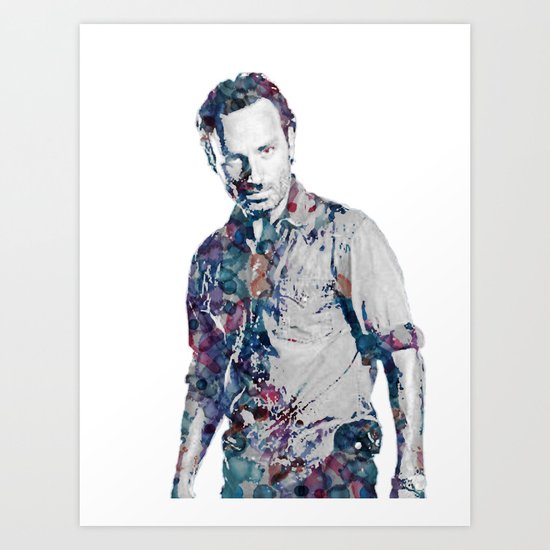 Rick Grimes Art Print