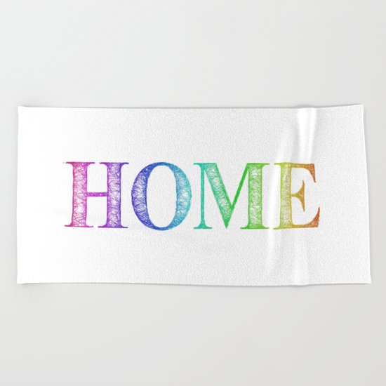 Home Beach Towel