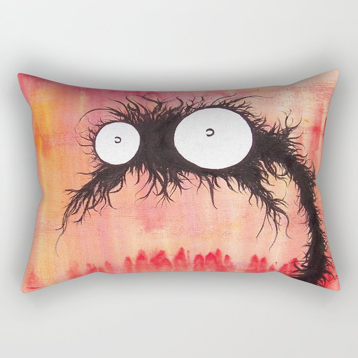 The Creatures From The Drain painting 1 Rectangular Pillow