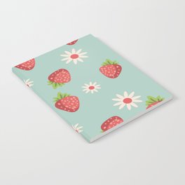 Flowers & Strawberries Notebook