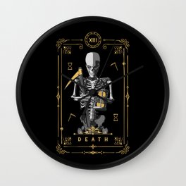 Death XIII Tarot Card Wall Clock