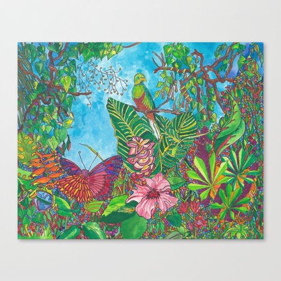 The Three Secrets of the Selva Canvas Print