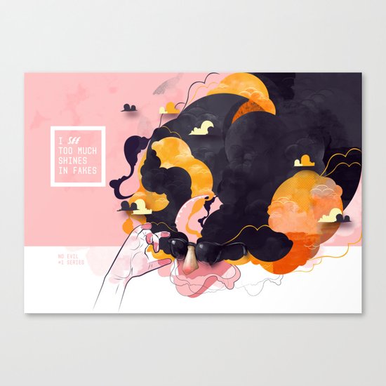 No Human Canvas Print