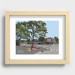 North & 69th Wauwatosa Recessed Framed Print
