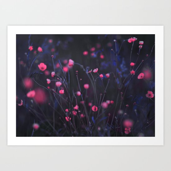 Purple dusk. Art Print