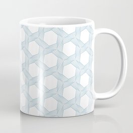 Blue Hexagons Coffee Mug