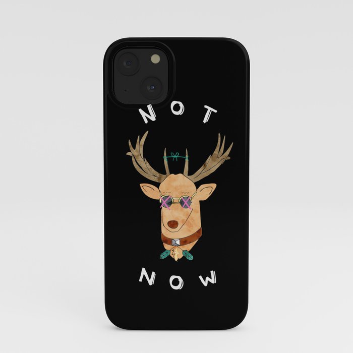 Not Now (Black Edition)  iPhone Case