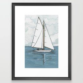 Sailboat Framed Art Print