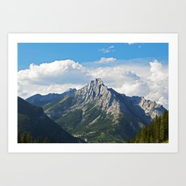 Summer Mountain Landscape Art Print