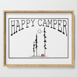 Happy Camper - with Lettering Serving Tray