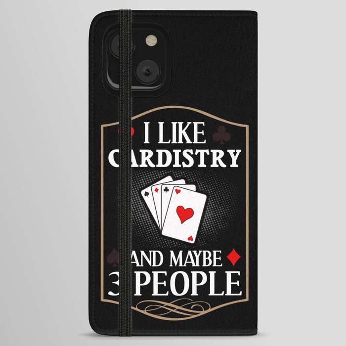 Cardistry Deck Card Flourish Trick Playing Cards iPhone Wallet Case