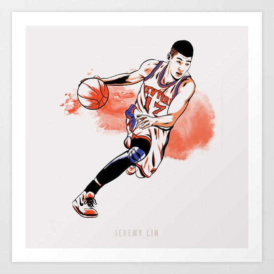 Jeremy Lin Art Print