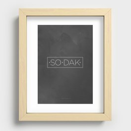 So.Dak. 2 Recessed Framed Print
