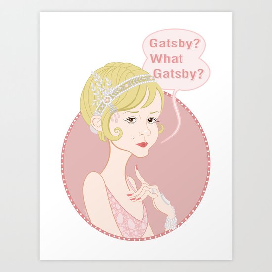 Gatsby / Daisy Buchanan Art Print