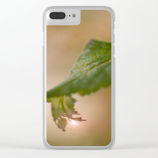 Shiny Drop n Forest Clear iPhone Case