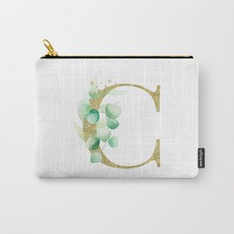 Letter C Monogram Carry-All Pouch