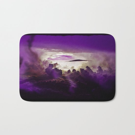 I Want To Believe - Purple Bath Mat