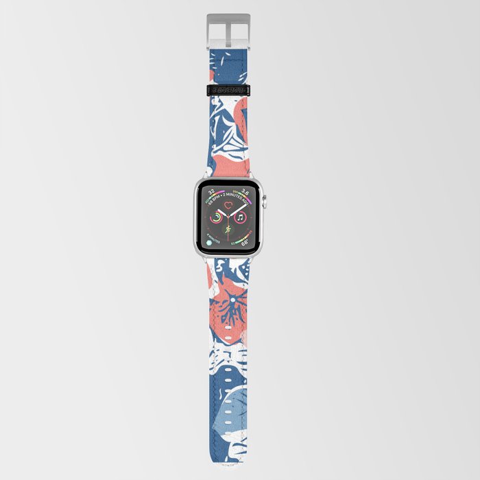 Retro Hydrangea Apple Watch Band