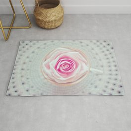 A Cup Of Rose Rug