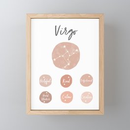 Virgo Framed Mini Art Print