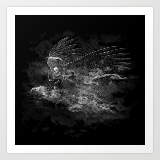 Reaper's Ride Art Print