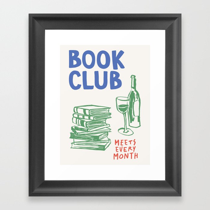 Book Club Framed Art Print