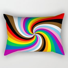 Pride Spiraling Rectangular Pillow