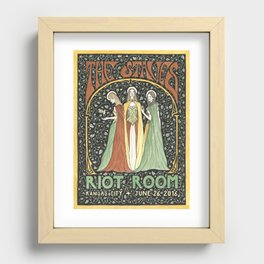 The Staves Poster Recessed Framed Print