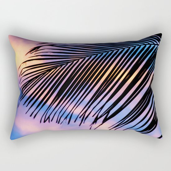 SUNSET PALM Rectangular Pillow