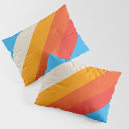 Gefjun - Classic Minimal Retro Summer Style Stripes Pillow Sham