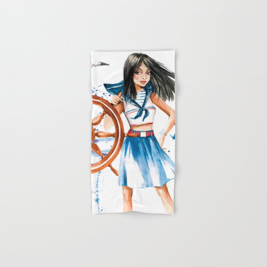 Summer Girl Hand & Bath Towel