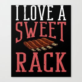 BBQ Ribs Beef Smoker Grilling Pork Dry Rub Canvas Print