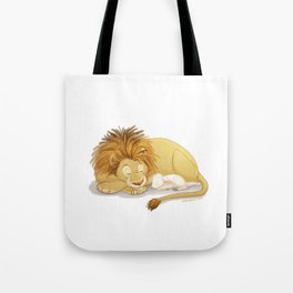Lion and Lamb Tote Bag