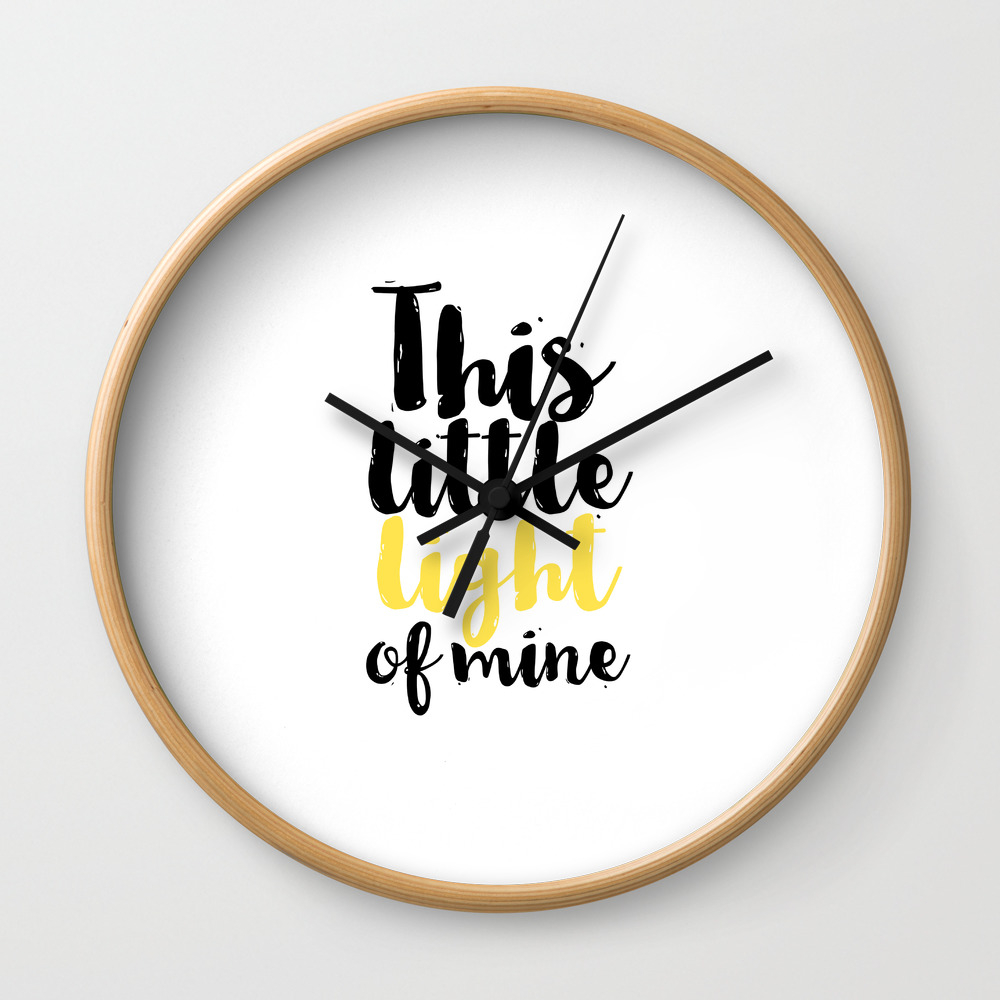Baby Room Decor Gift Nursery Wall Art This Little Light Of Mine Baby Room Decor Gift Nursery Wall Art This Little Light Of Mine Kids Newborn Printable Clock