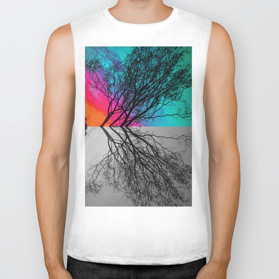 Behind The ol' Crape Myrtle Biker Tank