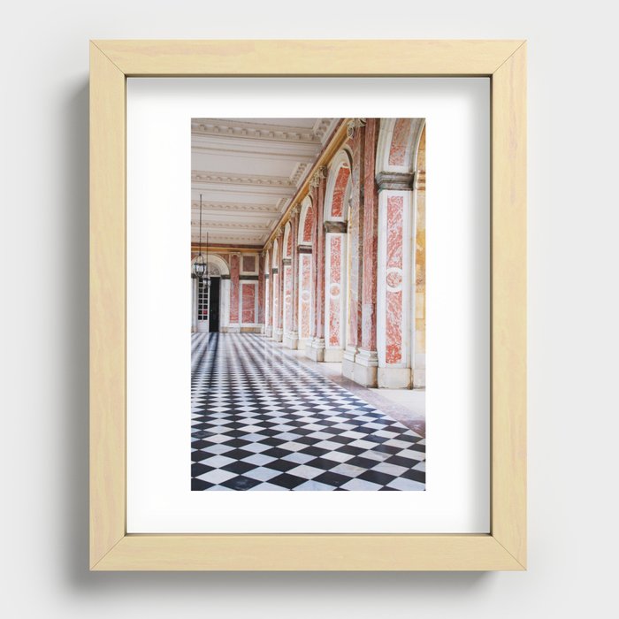 le couloir rose Recessed Framed Print