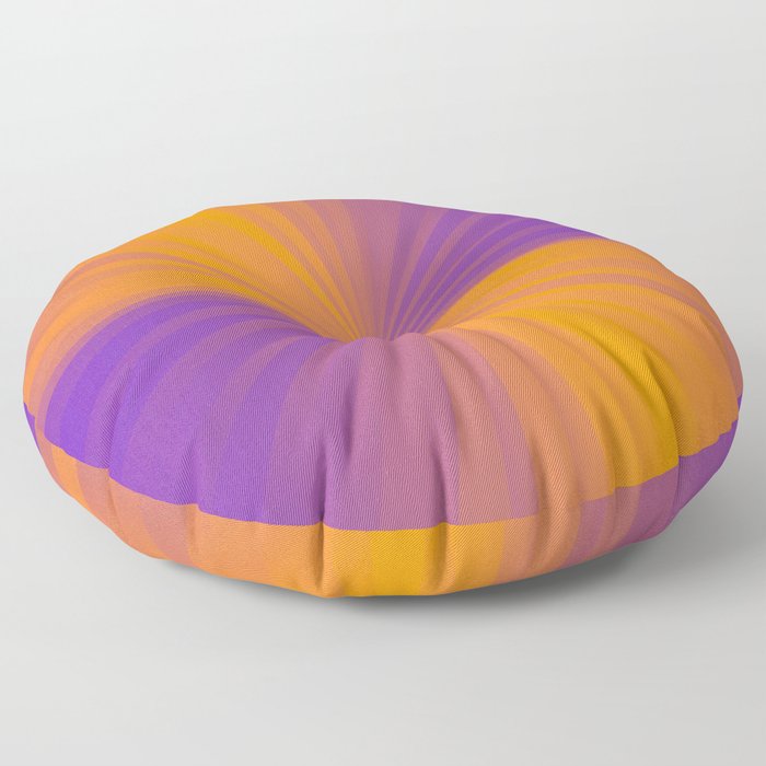 Warm Summer Rainbow Floor Pillow