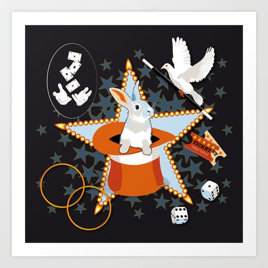 Magic Show Art Print