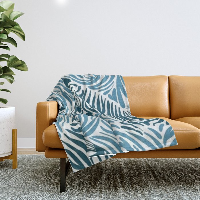 zebra pattern / love animal Throw Blanket
