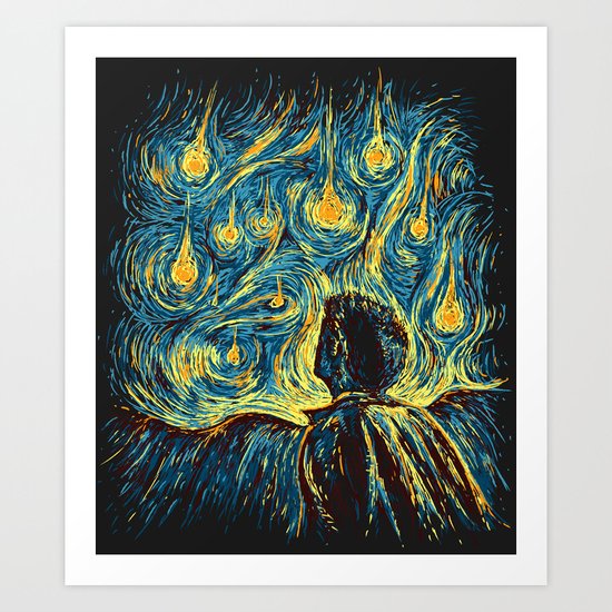 Angels, They're Falling Art Print