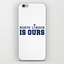 Tottenham hotspurs tshirt, The Spurs to Dare is to Do "Audere est Facere" champions league final mad iPhone Skin