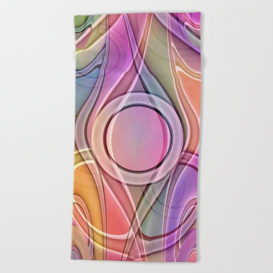 Geometric abstract 2016 / 006 Beach Towel