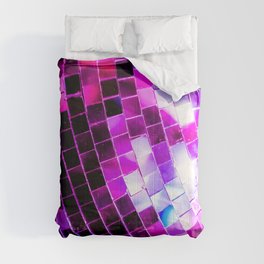 Purple Disco Ball Comforter